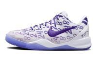 NIKE Kobe 8 Детские баскетбольные кроссовки Низкие Белые Фиолетовые Унисекс