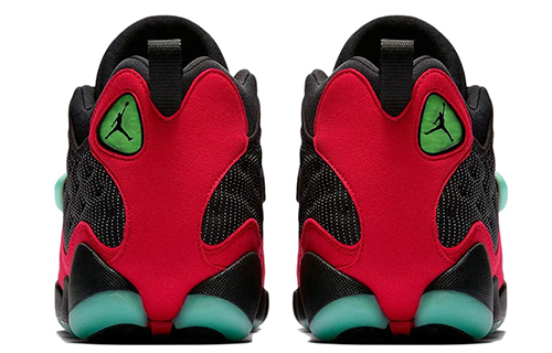 Jordan Air Jordan 13 Tinker MID Топ Винтажные баскетбольные кроссовки Мужской Черный Красный