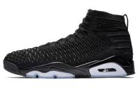 Jordan Air Jordan 23 Flyknit Elevation Non Slip Легкий Высокий Топ Винтажные Баскетбольные Кроссовки Мужские Черные