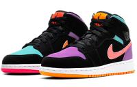 Jordan Air Jordan 1 Детские баскетбольные кроссовки MID Топ Унисекс