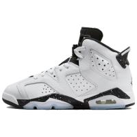 Jordan Air Jordan 6 Амортизация MID Топ Винтажные баскетбольные кроссовки Женские Белый Черный