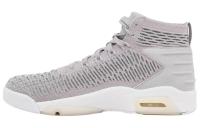 Jordan Air Jordan 23 Flyknit Elevation Non Slip Легкий Высокий Топ Винтажные Баскетбольные Кроссовки Мужские Wolf Gray