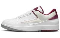 Jordan Air Джордан 2 'Cherrywood' Low Топ Винтажные баскетбольные кроссовки Мужской Белый бургундский