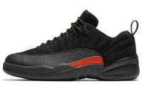 Jordan Air Джордан 12 Low Max Апельсин Шокабойзеры Низкий Топ Винтажные баскетбольные кроссовки Мужской Черный и оранжевый