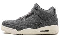 Jordan Air Jordan 3 Retro Wool MID Top Vintage Баскетбольные Кроссовки Мужские Серые