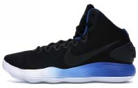 Nike Hyperdunk 2017 BLK EP Slip-resistant Abrasion-resistant MID Топ Баскетбольные кроссовки Мужской Черный Синий