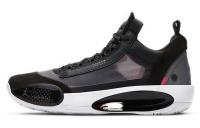 Jordan Air Джордан 34 Low PF Heritage Low Топ Баскетбольные кроссовки для игры Мужской Черный Красный Азиатская Версия