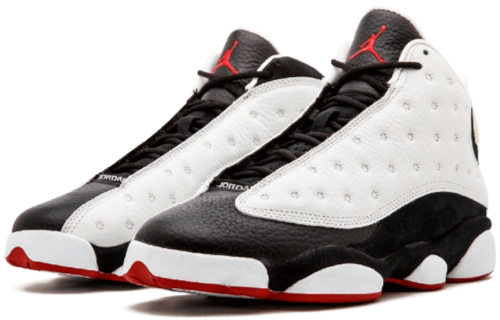 Jordan Air Jordan 13 High Топ Винтажные баскетбольные кроссовки Мужской Белый черный 2013