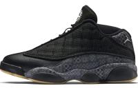Jordan Air Jordan 13 Ретро Low Quai 54 Low Топ Винтажные баскетбольные кроссовки Мужской Серый черный