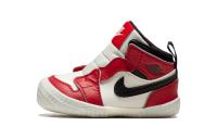 Jordan Air Jordan 1 Обувь для малышей MID Топ Белый и красный Baby
