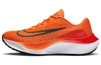 Nike Zoom Fly 5 Амортизаторы Устойчивые к истиранию Низкий Топ Карбоновая плита Беговые кроссовки Мужские Оранжевые Черные