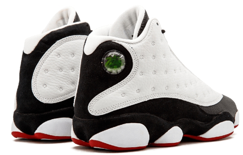 Jordan Air Jordan 13 High Топ Винтажные баскетбольные кроссовки Мужской Белый черный 2013