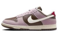 NIKE Dunk Кроссовки для скейтбординга Низкие Фиолетовые Коричневые Унисекс