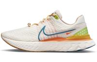 Nike React Infinity Run Flyknit 3 Дышащий и Износостойкий Низкий Топ Повседневные Беговые Кроссовки Мужские Парус Белый