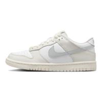NIKE Dunk Детские Скейтбординги Низкие Топы Экрю/Серый Унисекс