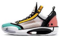Jordan Air Джордан 34 Low Guo Ailun PF Low Топ Баскетбольные кроссовки для игры Мужской Конфетный цвет