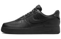 Nike Air FORCE 1 Кроссовки для скейтбординга Низкие Черные Мужские