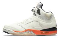 Jordan Air Jordan 5 Retro 'Orange BLAZE' Высокие Топы Винтажные Баскетбольные Кроссовки Мужские Белый Оранжевый