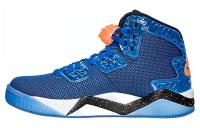 Джордан Spizike Forty 'Knicks' Синий Амортизация Износостойкий Высокий Топ Винтажные Баскетбольные Кроссовки Мужские Синий