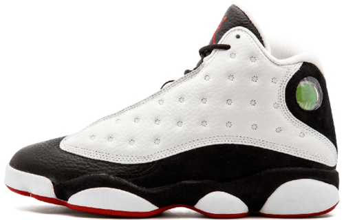 Jordan Air Jordan 13 High Топ Винтажные баскетбольные кроссовки Мужской Белый черный 2013