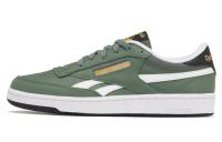 reebok Club C Series Кроссовки для скейтбординга Низкие Зеленые Белые Унисекс