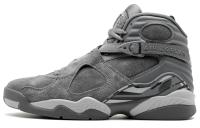 Jordan Air Джордан 8 Ретро Cool GREY Non Slip Легкий High Top Винтажные баскетбольные кроссовки Мужские Серый