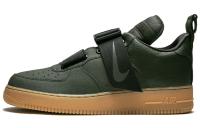 Nike Air FORCE 1 Low Топ Скейтборд Кроссовки Унисекс Армейский зеленый