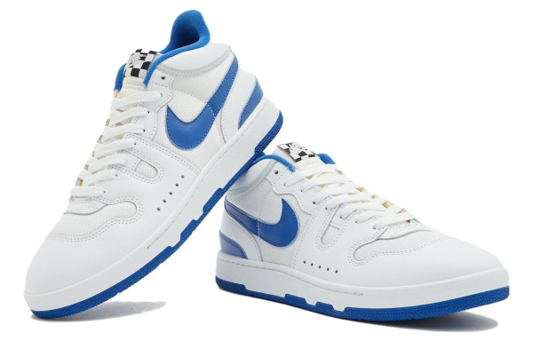 Nike Mac Attack Low Топ Скейтборд Кроссовки Унисекс Синий Белый