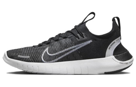 Nike Free RN Устойчивый к истиранию Дышащий Низкий Топ Повседневные Тренировочные Беговые кроссовки Женские Черные