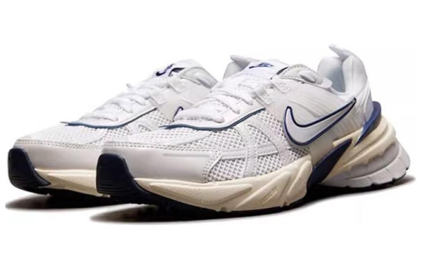 Nike V2K Run Low Топ Беговые кроссовки Женские Белый Серый
