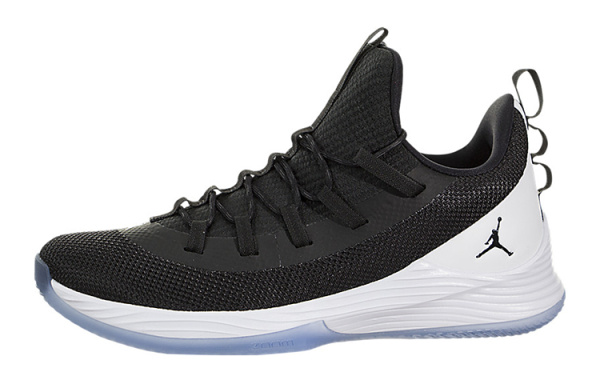Джордан Ultra Fly 2 Low Топ Винтажные Баскетбольные Кроссовки Мужские Черные Белые