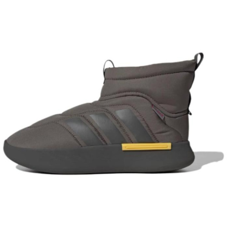 Adidas Adipuff Slip Resistant Abrasion Resistant High Top Casual Unisex Layered Olive Green Adidas Adipuff Противоскользящий устойчивый к истиранию высокий топ повседневный унисекс многослойный оливково-зеленый