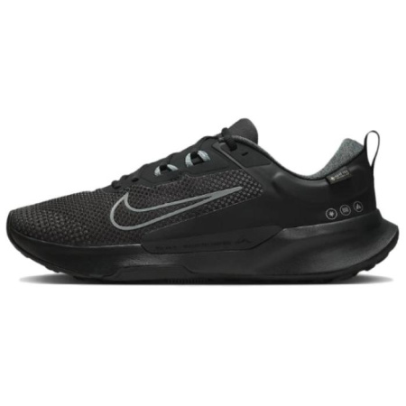Nike Juniper Trail 2 Водонепроницаемый Низкий Топ Trail Беговые кроссовки Мужской Черный Серый