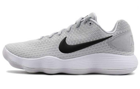 Nike Hyperdunk 2017 Slip-Resistant Низкие Баскетбольные Кроссовки для Игры Мужские Серый Белый
