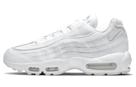 Nike Air Max 95 Low Топ Повседневные Беговые Кроссовки Унисекс Чисто Белый
