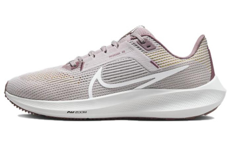 Nike Air Zoom Pegasus 40 Дышащий Низкий Топ Повседневные Тренировочные Беговые Кроссовки Женские Серый Розовый