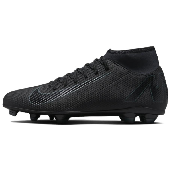 Nike Mercurial Superfly 10 MG MULTI Ground Slip-resistant Abrasion-resistant Football Cleats Unisex Black Найк Меркуриал Суперфлай 10 MG MULTI Ground Противоскользящие Устойчивые к истиранию Футбольные бутсы Унисекс Черный