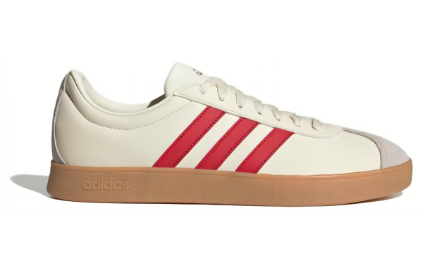 Adidas VL COURT 2,0 Немецкие армейские кроссовки Низкие Бежевые Унисекс