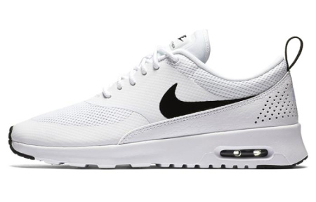 Nike Air Max THEA Low Топ Air Cushion Повседневные Беговые Кроссовки Женские Белые Черные Винтаж