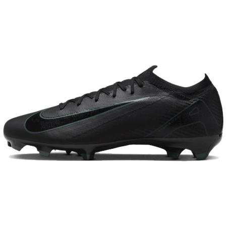 Nike Mercurial Vapor 16 Pro FG Твердый грунт Амортизаторы Slip-resistant Футбольные бутсы Унисекс Черный