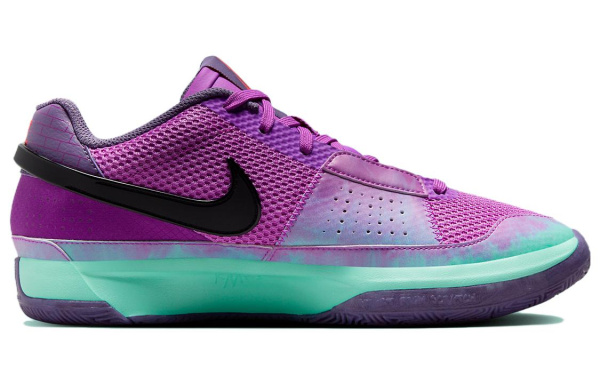 Nike Ja 1 'XMAS' Рождество Низкие Баскетбольные Кроссовки Мужские Фиолетовые Черные Международная Версия