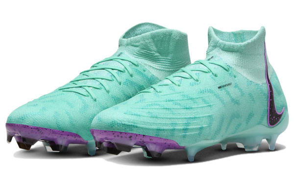 Nike Phantom Luna Elite FG Твердый грунт Противоскользящие Устойчивые к истиранию Футбольные бутсы Унисекс Черный Зеленый