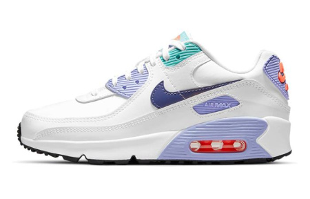 Nike Air Max 90 Детские беговые кроссовки Низкий Верх Подходит для школьного возраста