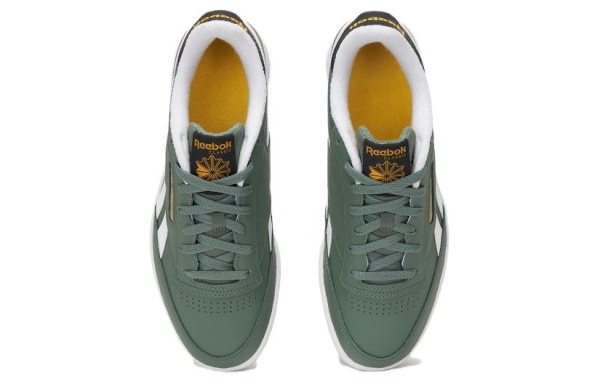 reebok Club C Series Кроссовки для скейтбординга Низкие Зеленые Белые Унисекс
