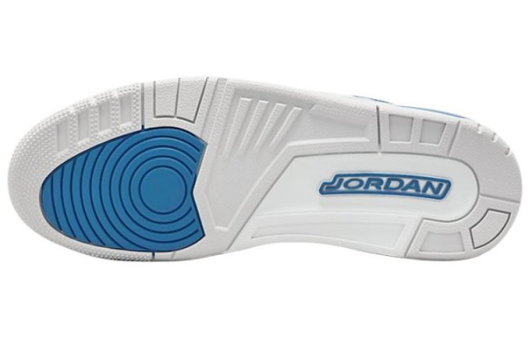 Джордан Legacy 312 Slip-on Резистентный Низкий Топ Винтажные Баскетбольные Кроссовки Мужские Сине-Белые
