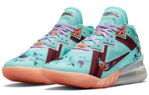 Nike Lebron 18 Баскетбольные кроссовки Low Топ Унисекс