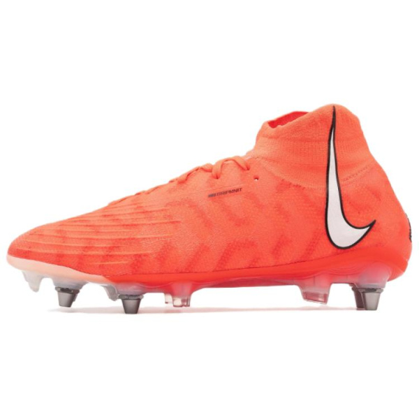 Nike Phantom Luna Elite противоскользящие устойчивые к истиранию футбольные бутсы для мужчин красные и белые