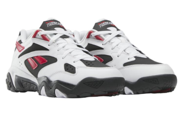 Reebok Винтажные баскетбольные кроссовки Low Top Белый Черный Унисекс
