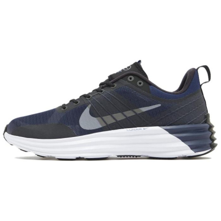 Nike Lunar Roam Low Топ Повседневные Беговые Кроссовки Мужские Синий Черный Белый