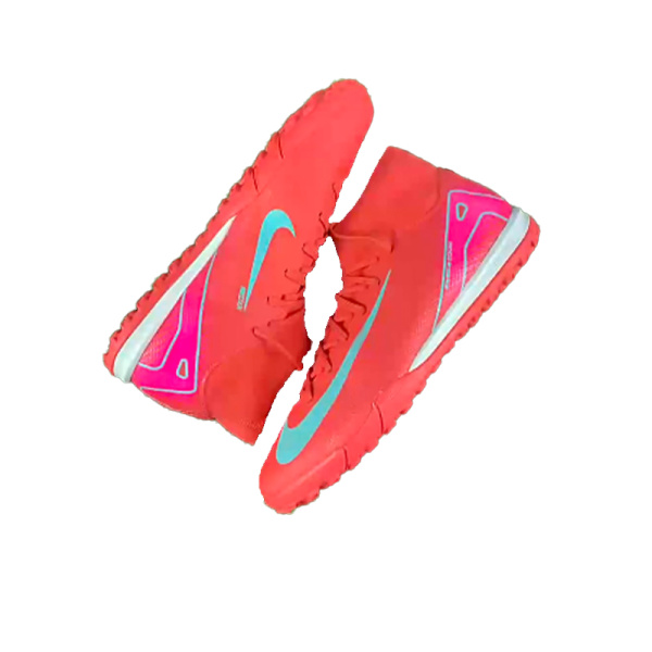 Nike Mercurial Superfly 10 TF Шипы Искусственные Шипы Амортизация Износостойкие Футбольные Бутсы Унисекс Красный